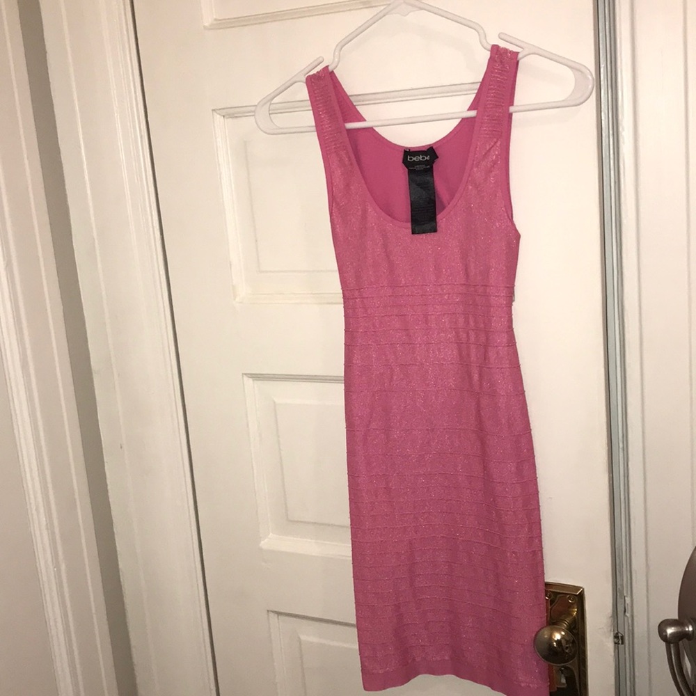 Bebe pink xs club dress